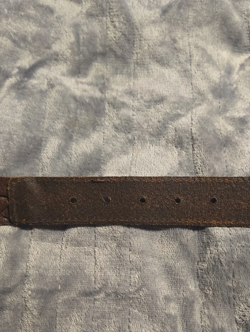 BROOKS BROTHERS-Braided Brown Leather Belt-Size M